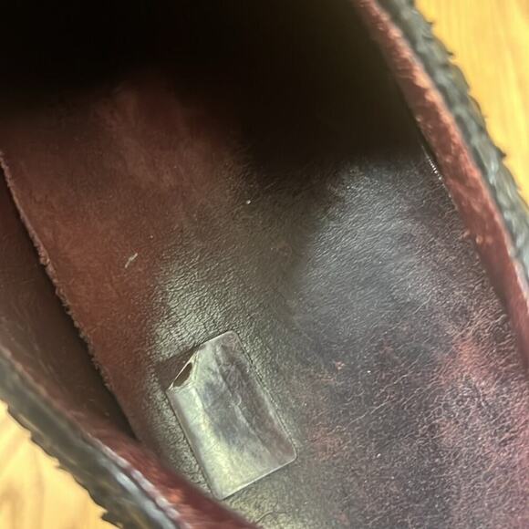 TOD’S SNAKESKIN OXFORD BUCKLE SHOES SIZE 7 - Picture 8 of 8